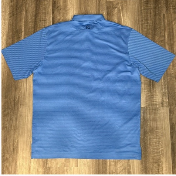 FootJoy Men's ProDry Performance Lisle Classic Pencil Stripe Polo Size XXL - Picture 3 of 7
